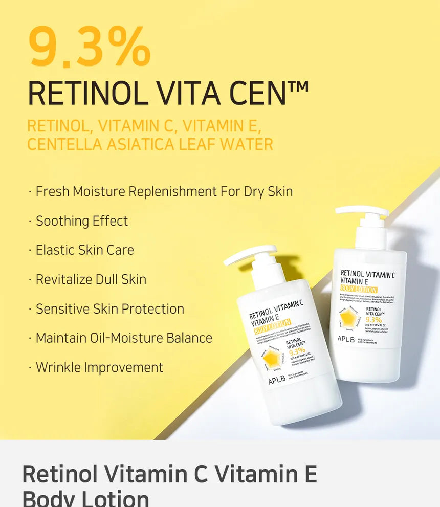 APLB - Retinol Vitamin C Vitamin E Body Lotion