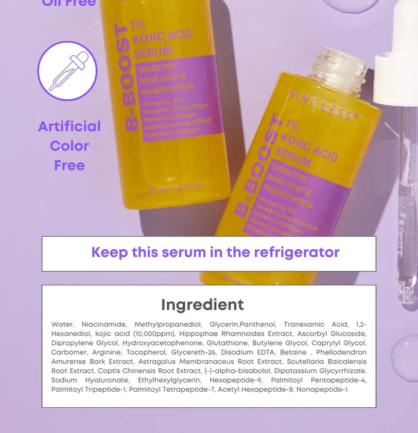 NINELESS - B-Boost 1% Kojic Acid Serum