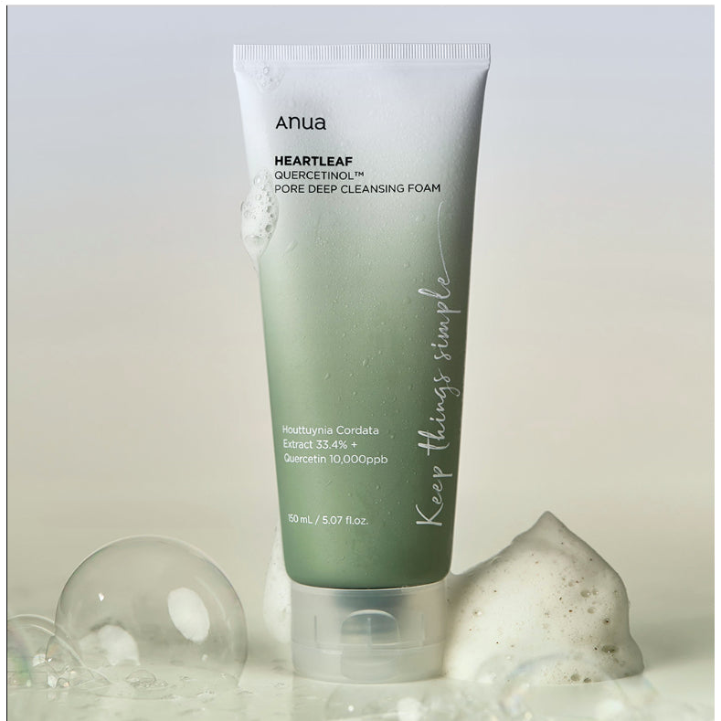 Anua - Heartleaf Quercetinol Pore Deep Cleansing Foam