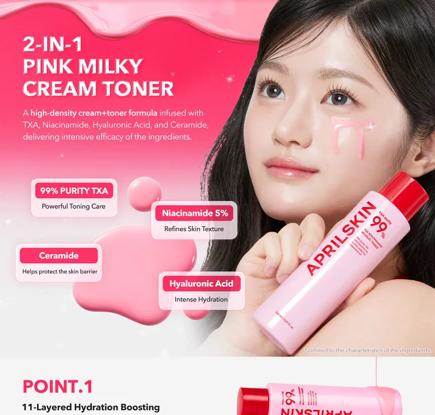 APRILSKIN - TXA Niacinamide 99 Milky Toner