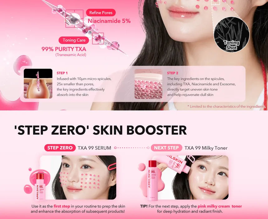 APRILSKIN - TXA Niacinamide Toning Shot 99 Serum