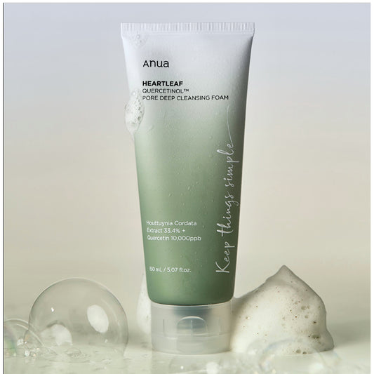Anua - Heartleaf Quercetinol Pore Deep Cleansing Foam
